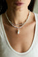 BAROQUE PEARL LUMI HEMATITE NECKLACE