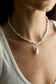 BAROQUE PEARL LUMI HEMATITE NECKLACE