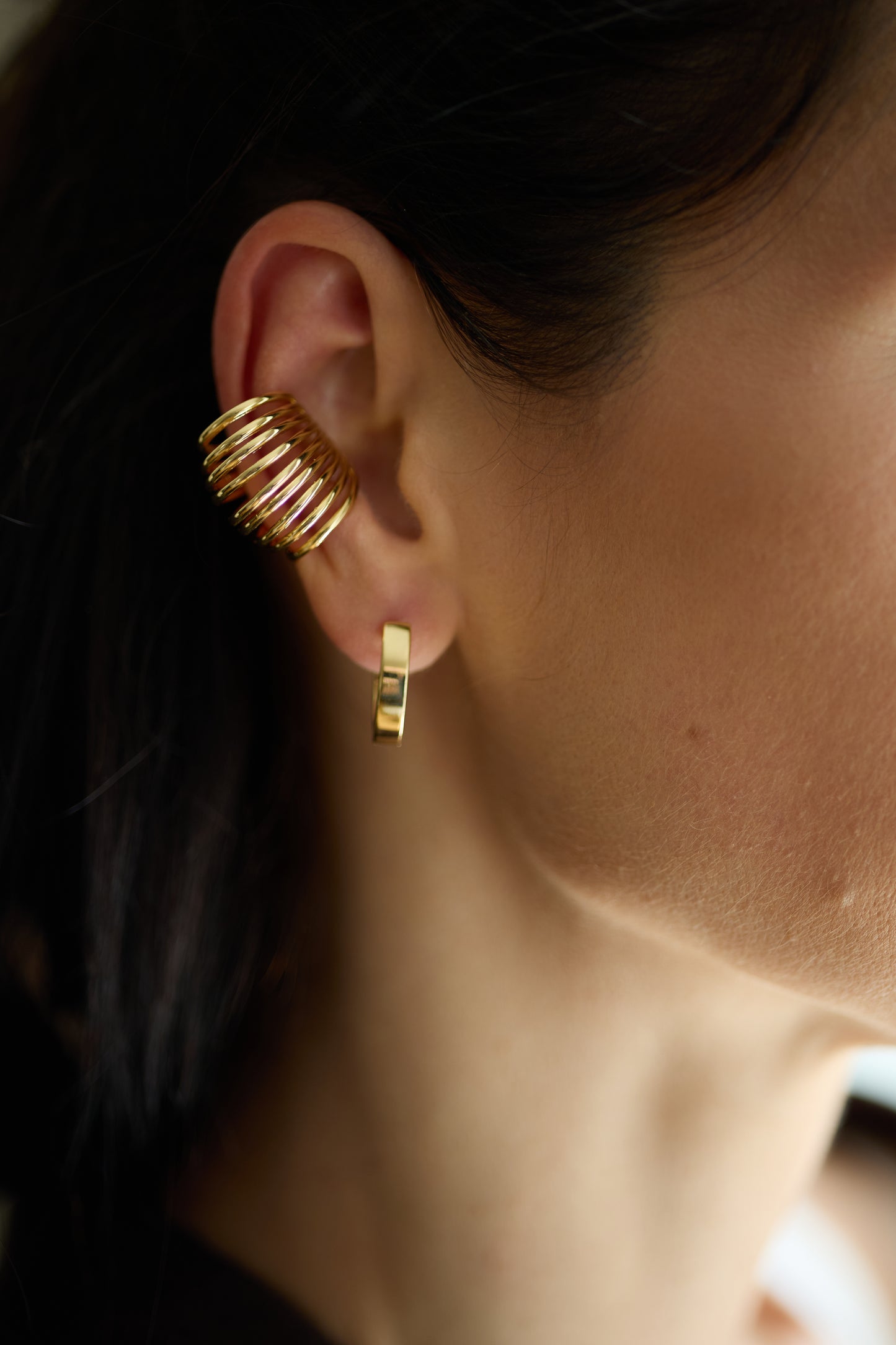 SPIRAL CUFF EARRING