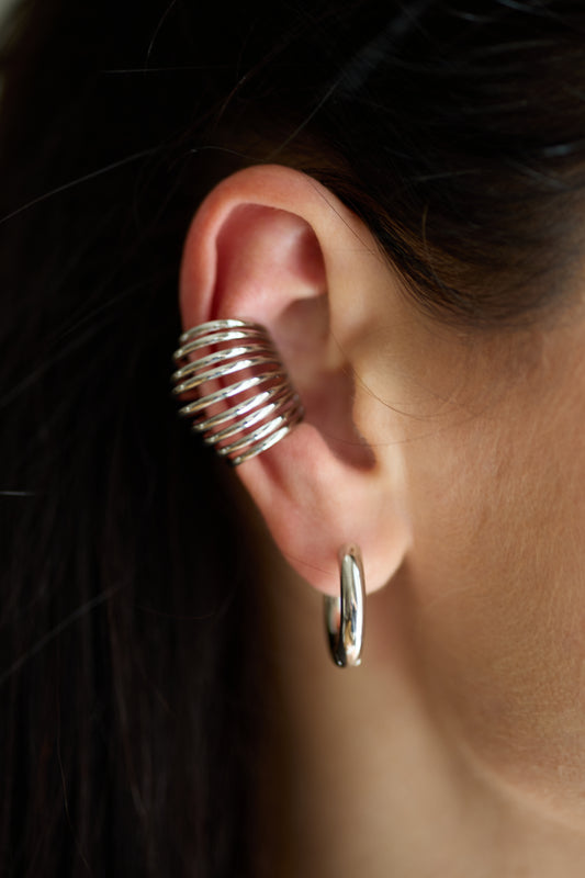 SPIRAL CUFF EARRING