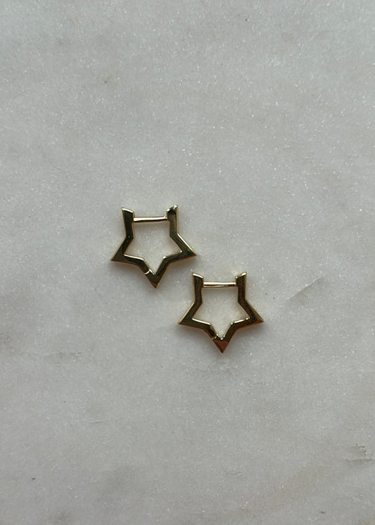 START HOOP EARRINGS