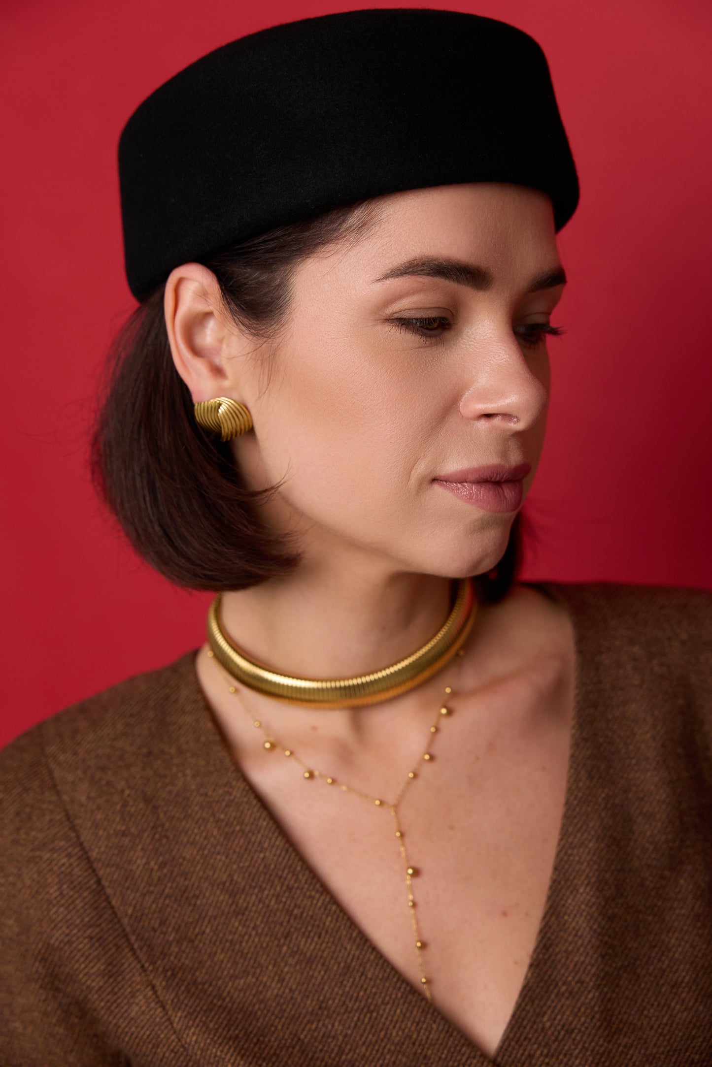 WATERPROOF RIPPLE EARRINGS