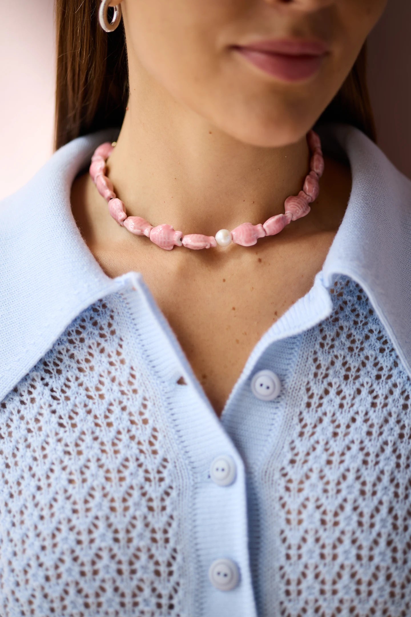 BLUSH SEA CHOKER