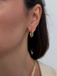 RECTANGULAR HOOP EARRINGS