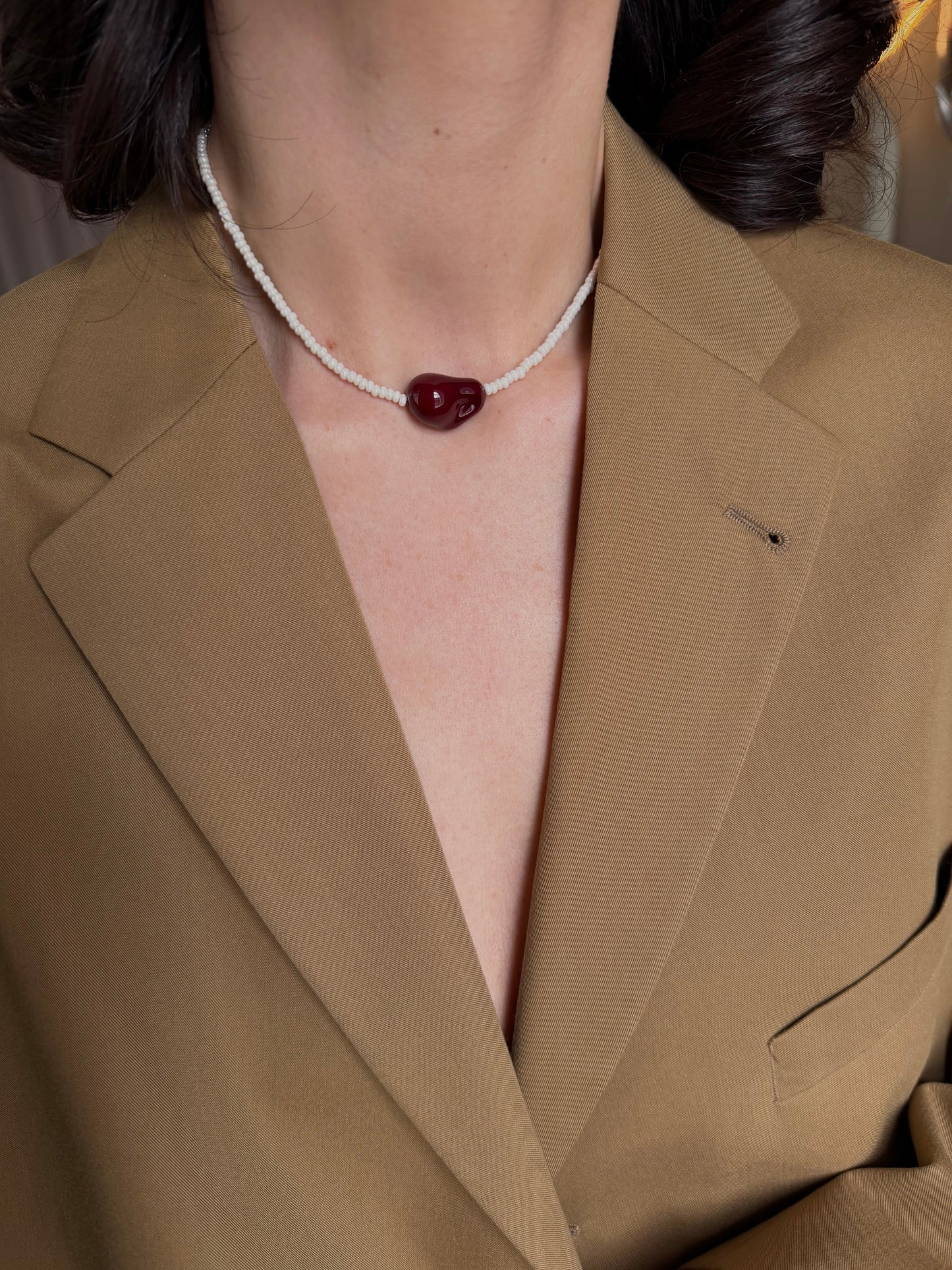 RUBY MALLORCA CHOKER
