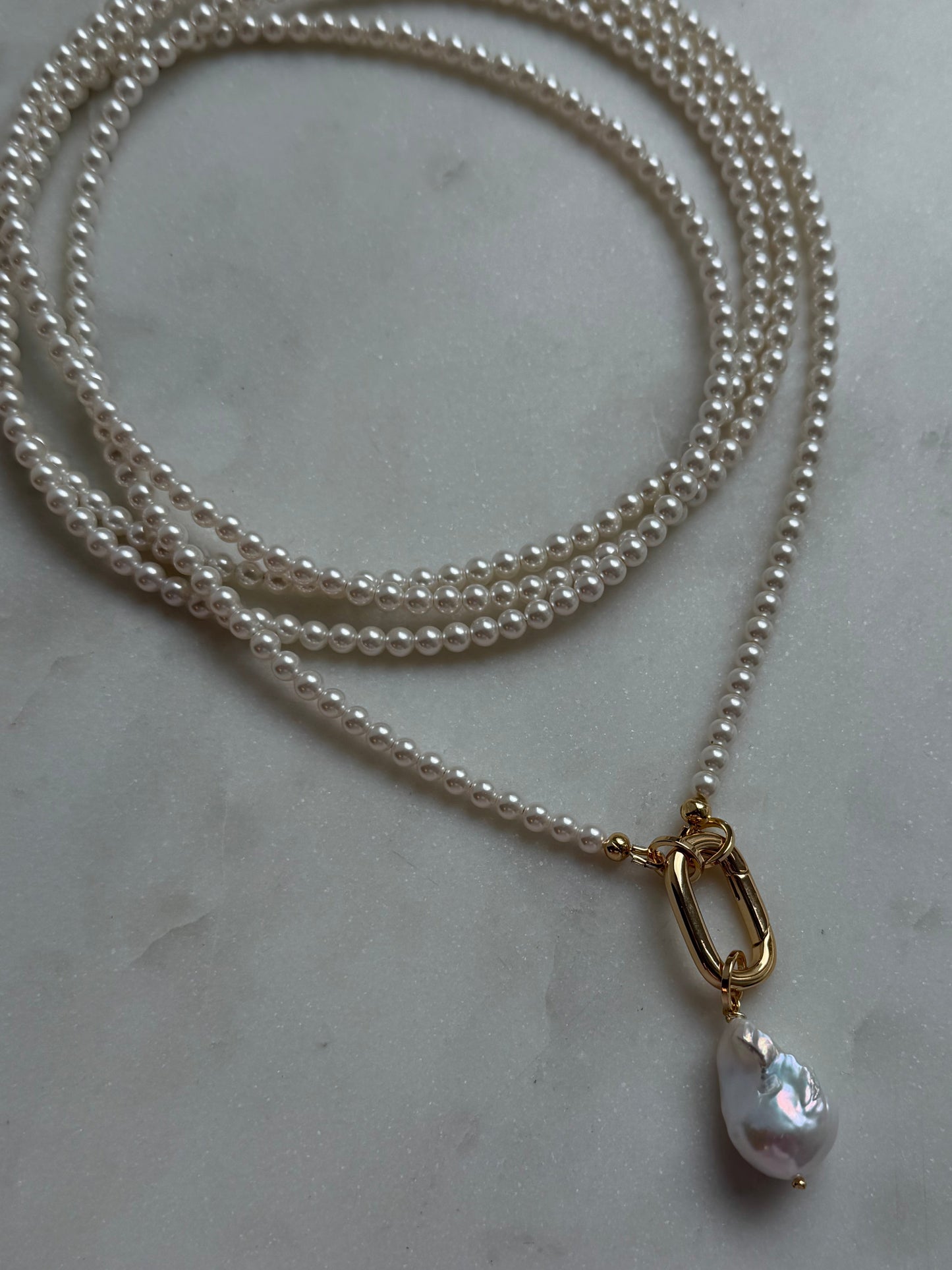 PRE-ORDER GOLD PEARL STRAP