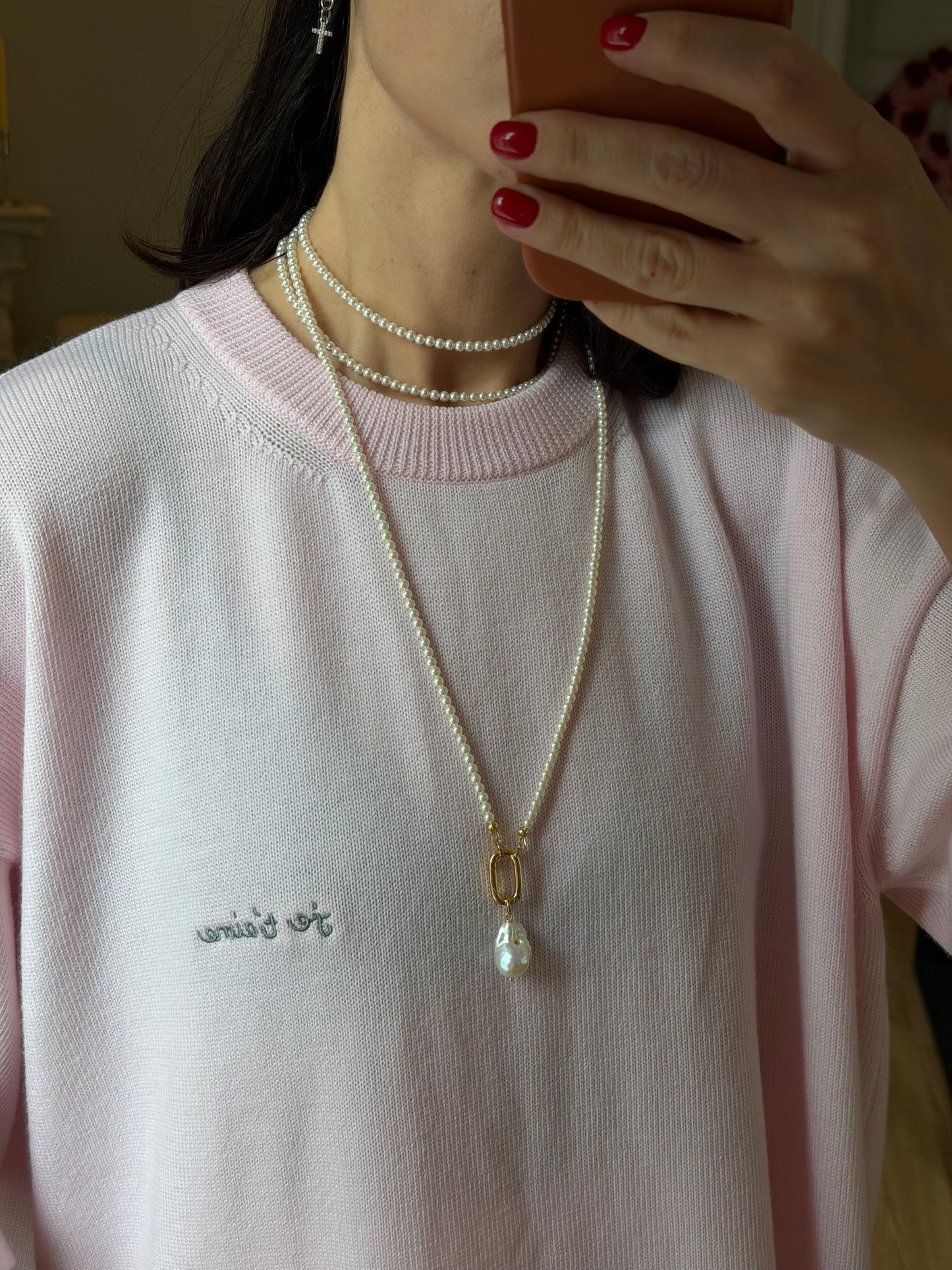 PRE-ORDER GOLD PEARL STRAP