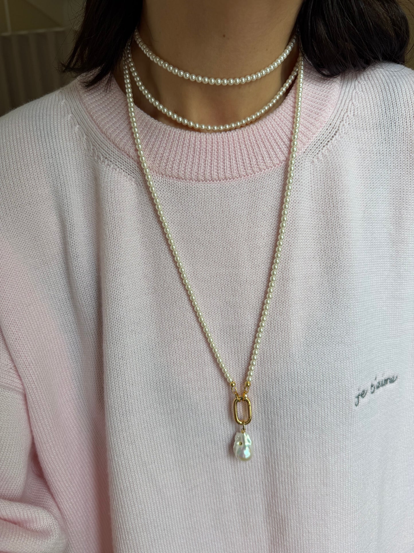 PRE-ORDER GOLD PEARL STRAP