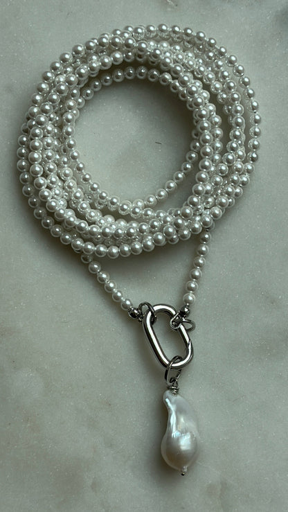 WHITE PEARL STRAP
