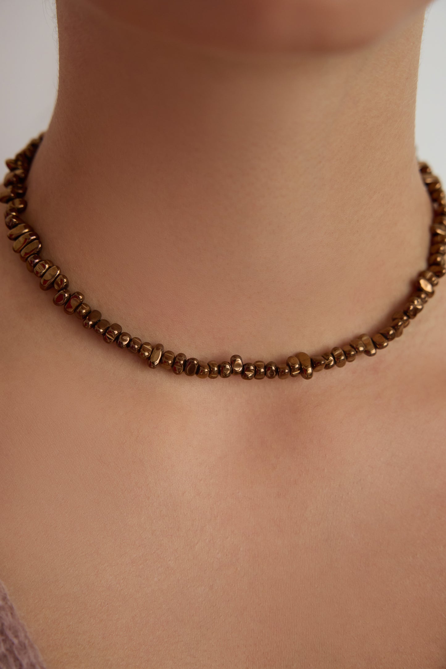 TERRA HEMATITE NECKALCE