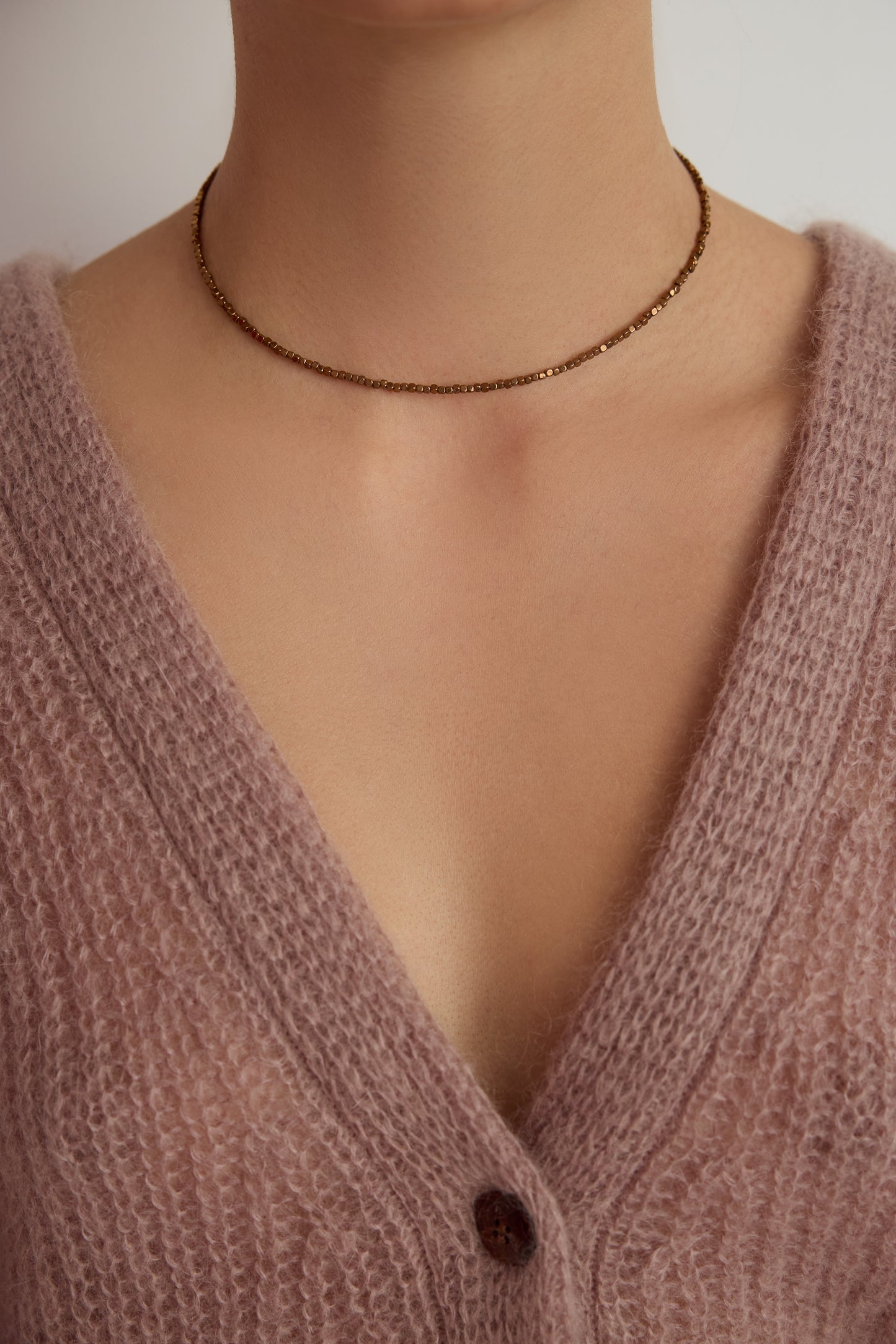EMBERLINE HEMATITE CHOKER
