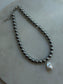 BAROQUE PEARL HEMATITE NECKLACE